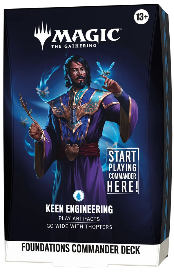 MTG Foundations - Commander Deck (Keen Engineering) - wizards of the coast